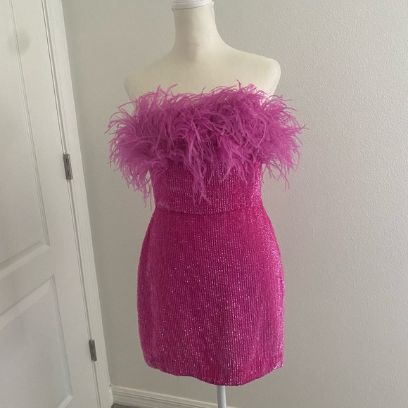 Retrofete Fuchsia Torin Dress Size Small - Picture 6 of 15